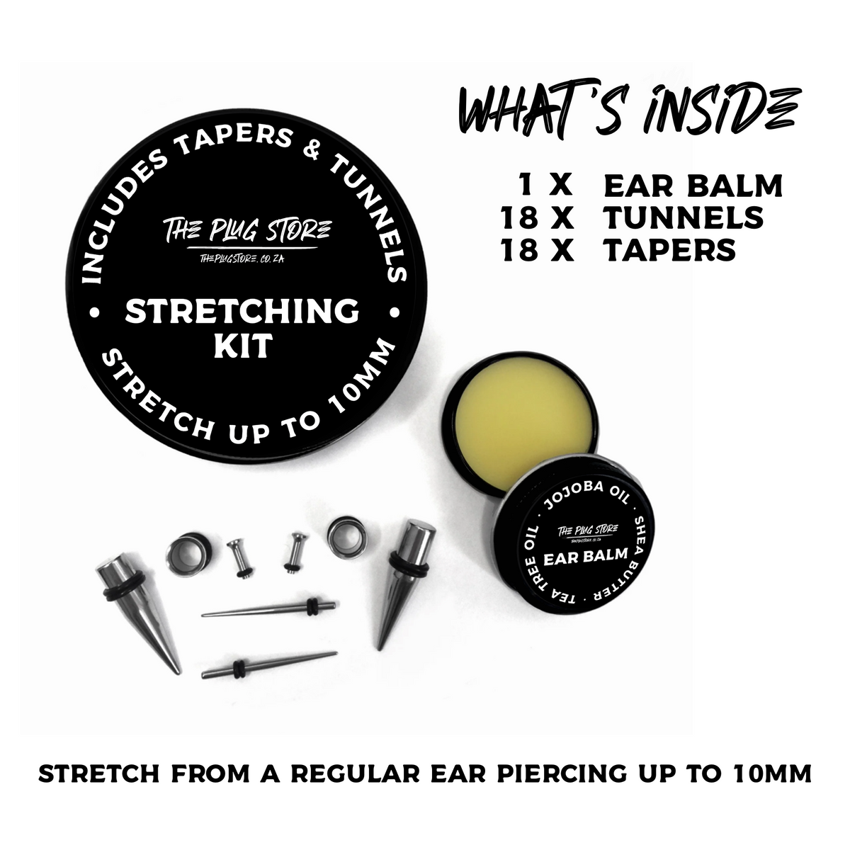 Ear stretching kit in on sale store