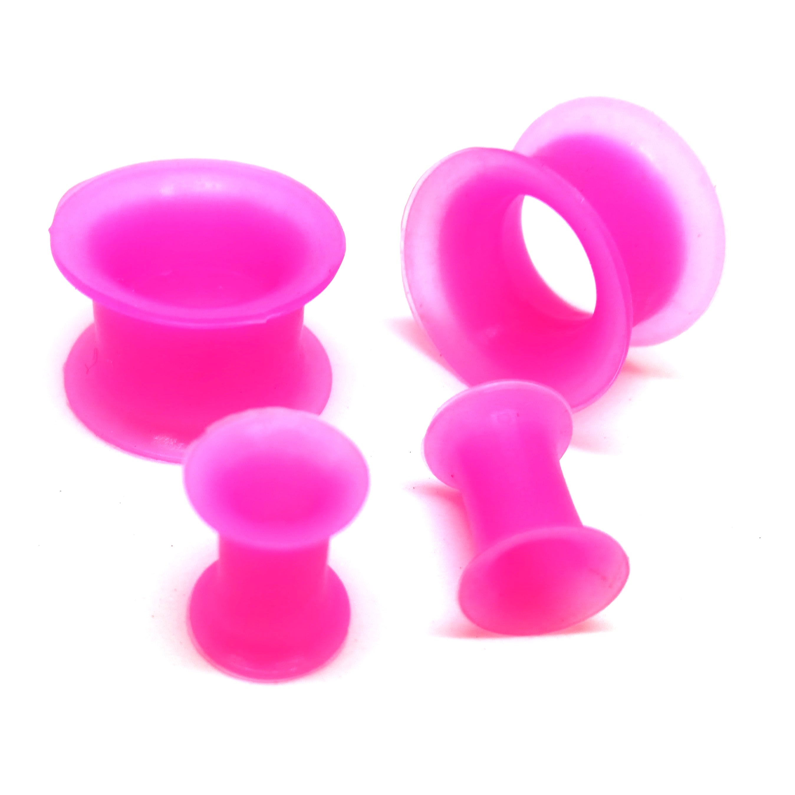 Pink Silicone Tunnels – The Plug Store South Africa