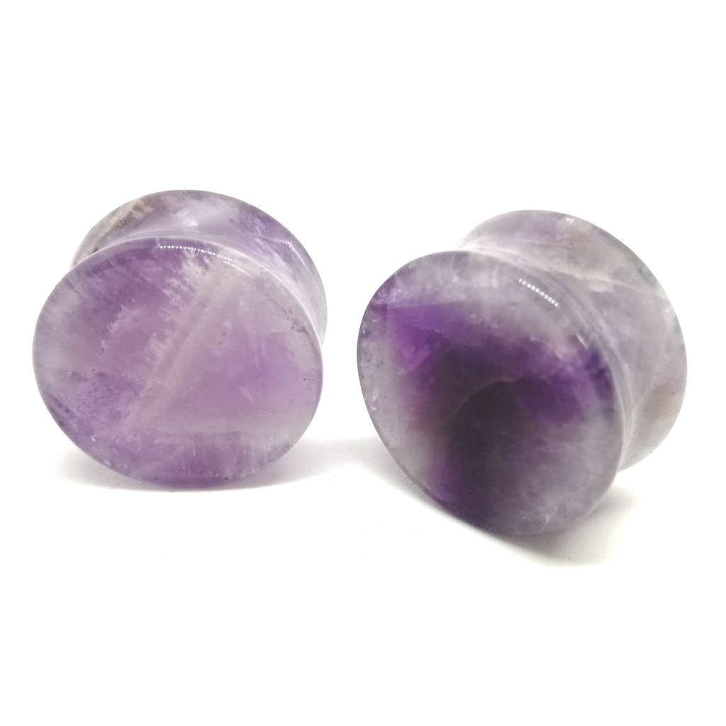Purple Amethyst Stone Plugs