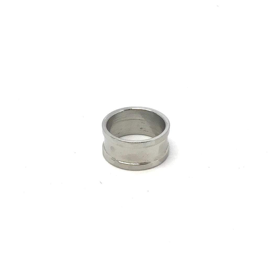 18mm Silver Steel Tunnel (small flare)